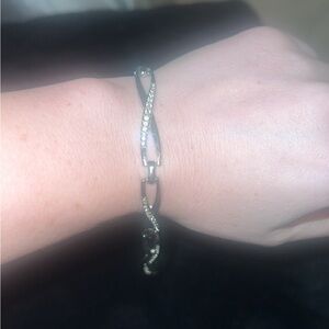 Swarovski Crystal bracelet. Can remove links if you want.